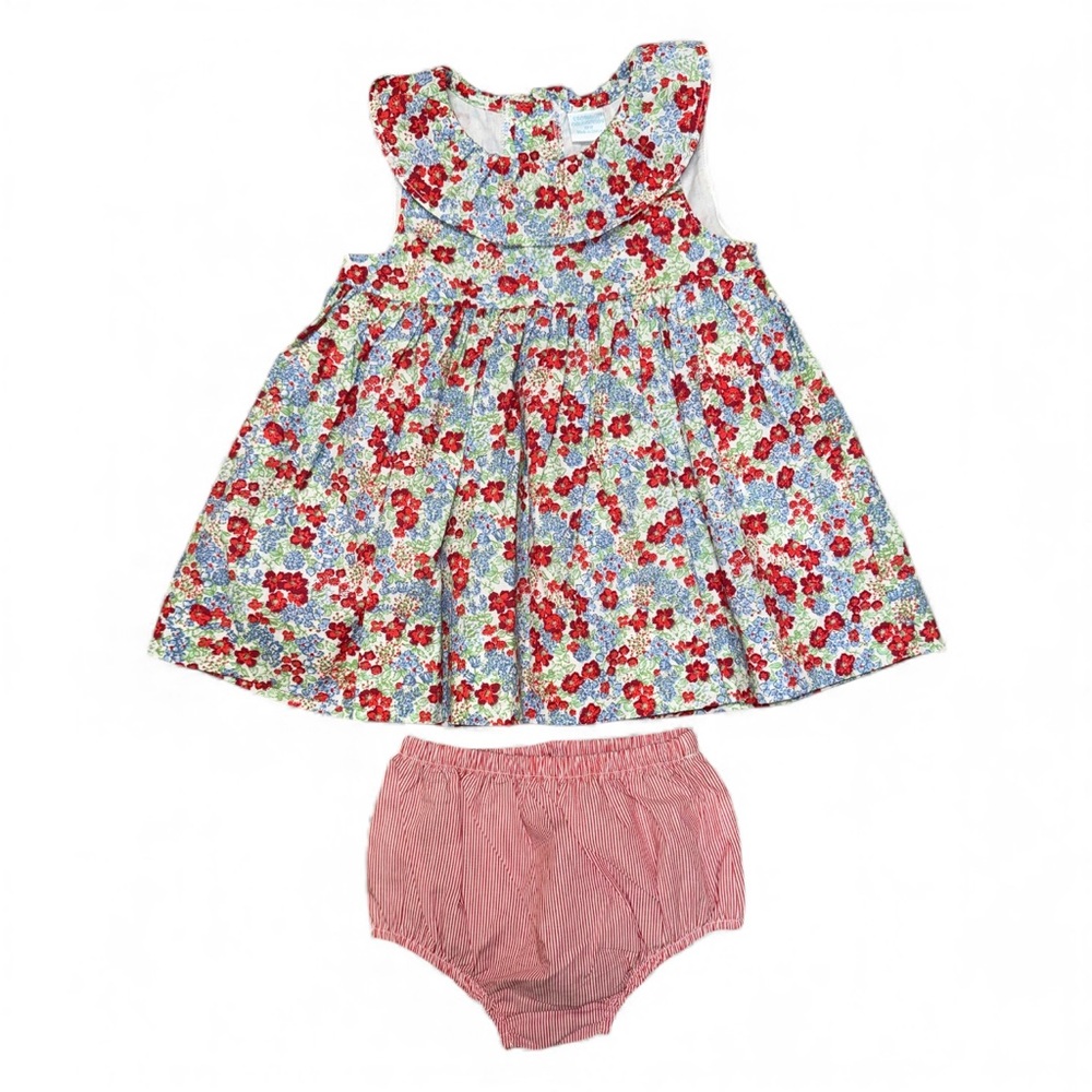 NWOT - Edgehill Collection - Baby Girls Floral Dress with Bloomers (12M)
